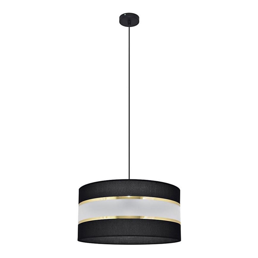 Hängeleuchte HELEN 1xE27/15W/230V Durchschn. 40 cm schwarz/gold