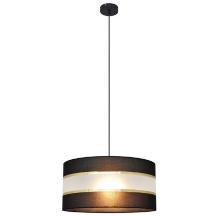 Hängeleuchte HELEN 1xE27/15W/230V Durchschn. 40 cm schwarz/gold