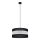 Hängeleuchte HELEN 1xE27/15W/230V Durchschn. 40 cm schwarz/silber
