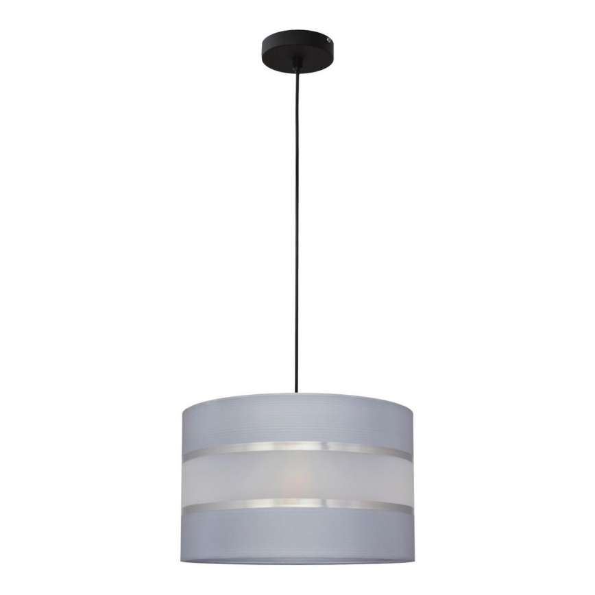 Hängeleuchte HELEN 1xE27/15W/230V grau/schwarz