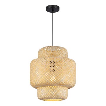 Hängeleuchte HESTIA 1xE27/60W/230V d 30 cm Bambus