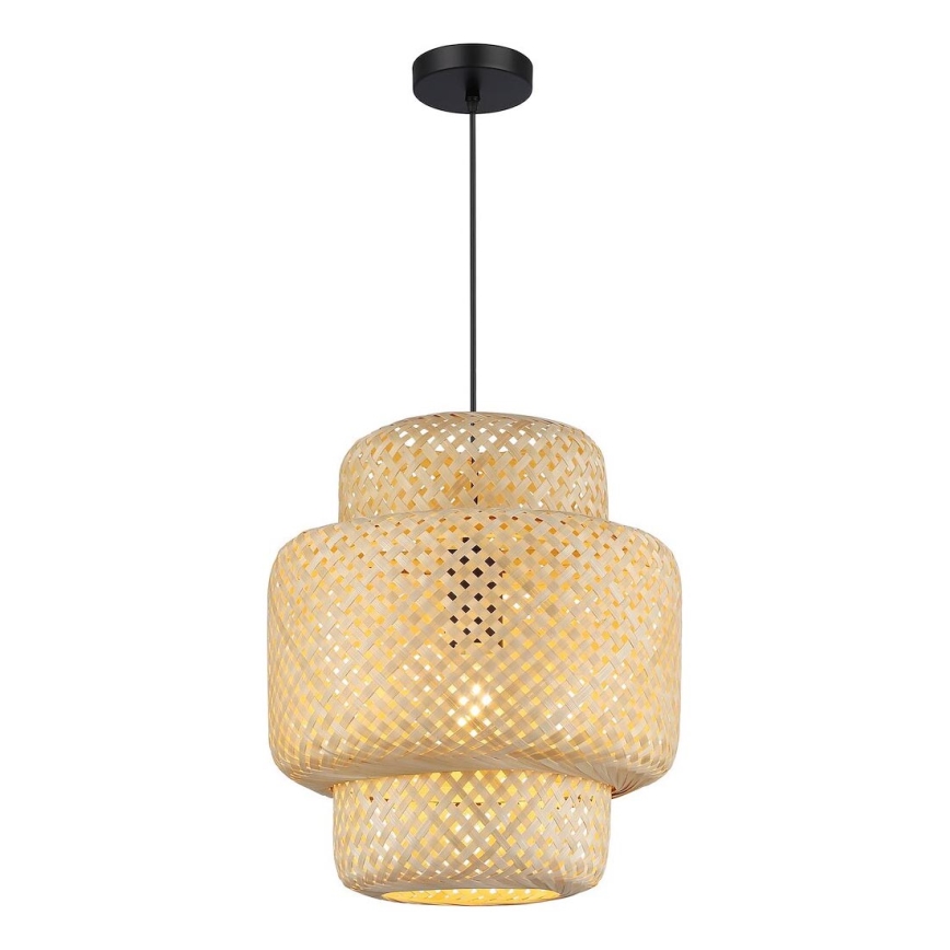 Hängeleuchte HESTIA 1xE27/60W/230V d 30 cm Bambus
