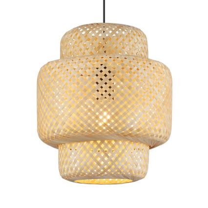 Hängeleuchte HESTIA 1xE27/60W/230V d 30 cm Bambus