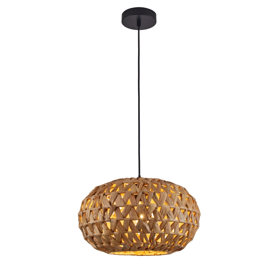 Hängeleuchte HOSHI 1xE27/20W/230V d 38 cm Hanf
