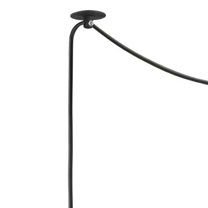 Deckenleuchte an Kabel INA 1xE27/42W/230V schwarz