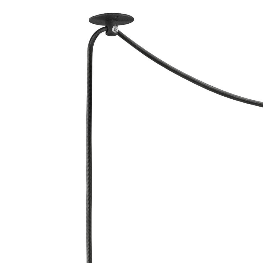 Deckenleuchte an Kabel INA 1xE27/42W/230V schwarz