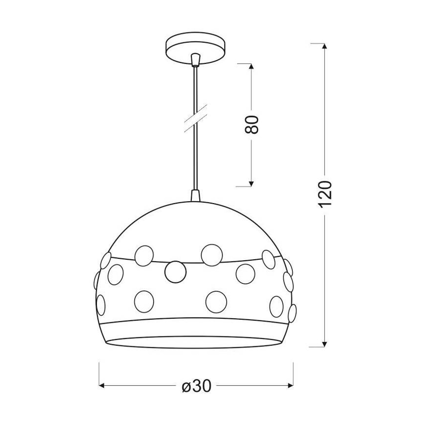 Hängeleuchte JOLINA 1xE27/40W/230V