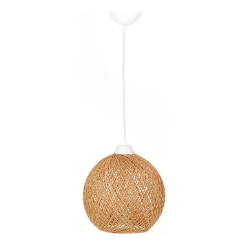Hängeleuchte JUTE 1xE27/60W/230V beige