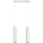 Hängeleuchte KARBON 2xGU10/10W/230V cremefarben