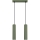 Hängeleuchte KARBON 2xGU10/10W/230V grün
