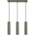 Hängeleuchte KARBON 3xGU10/10W/230V grün
