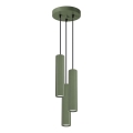 Hängeleuchte KARBON 3xGU10/10W/230V grün