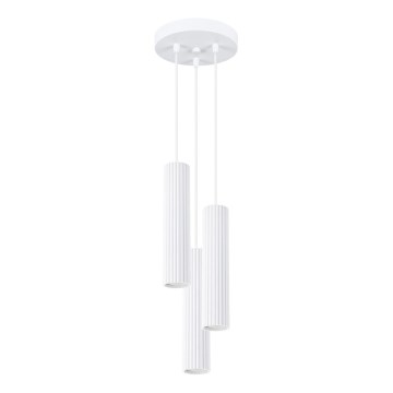 Hängeleuchte KARBON 3xGU10/10W/230V weiß