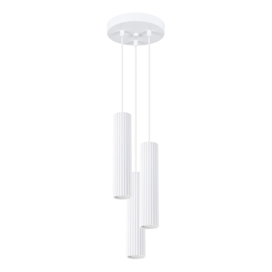 Hängeleuchte KARBON 3xGU10/10W/230V weiß