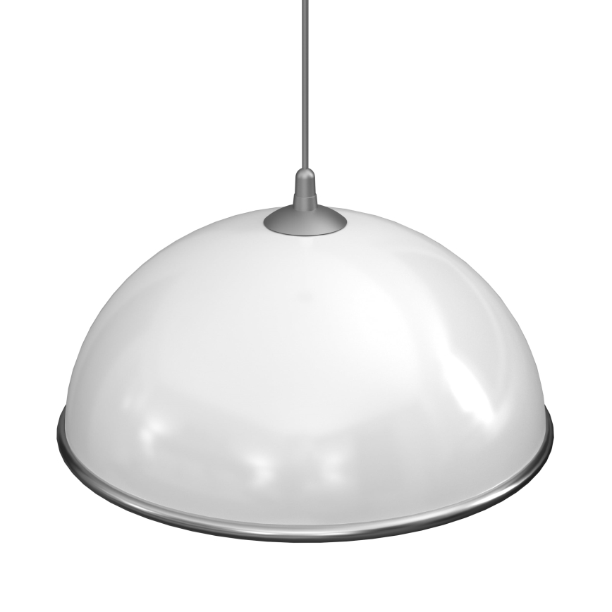 Hängeleuchte KITCHEN 1xE27/15W/230V weiß/glänzendes Chrom