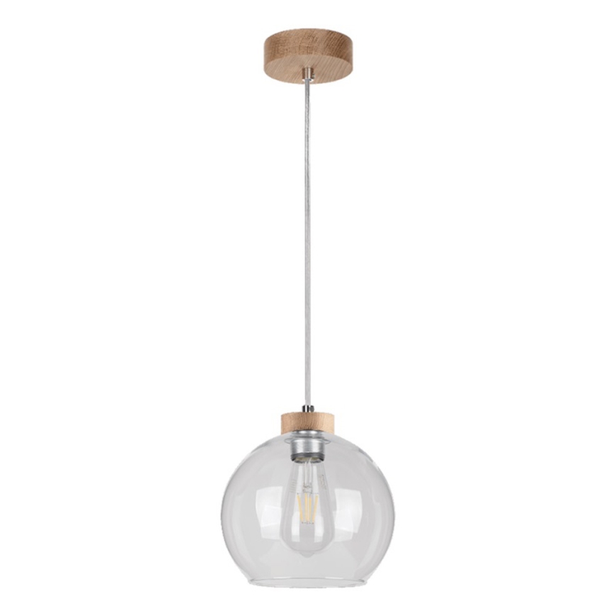 Hängeleuchte LAGUNA 1xE27/60W/230V Eiche