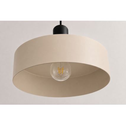 Hängeleuchte LATTE 3xE27/60W/230V beige/schwarz