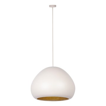 Hängeleuchte LAVA 1xE27/15W/230V cremefarben/golden