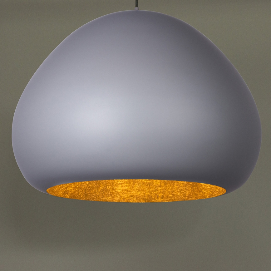 Hängeleuchte LAVA 1xE27/15W/230V grau/golden