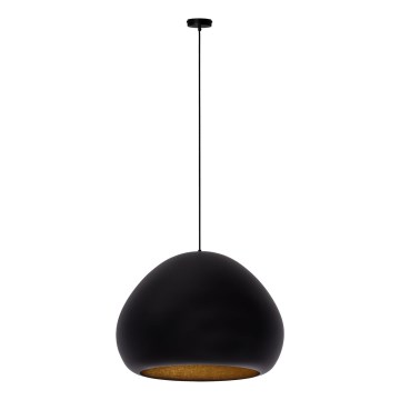 Hängeleuchte LAVA 1xE27/15W/230V schwarz/golden