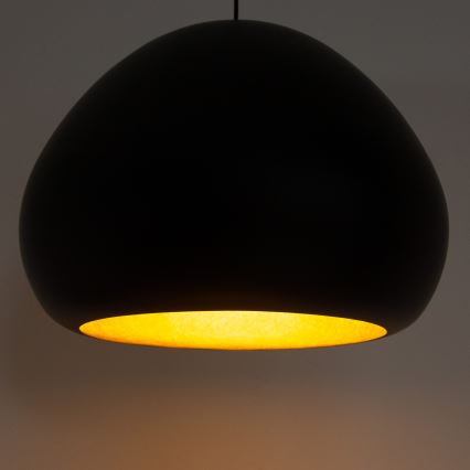 Hängeleuchte LAVA 1xE27/15W/230V schwarz/golden