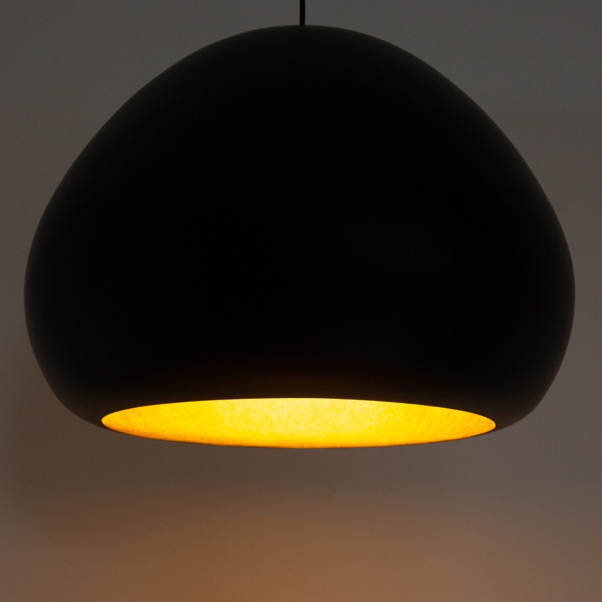 Hängeleuchte LAVA 1xE27/15W/230V schwarz/golden