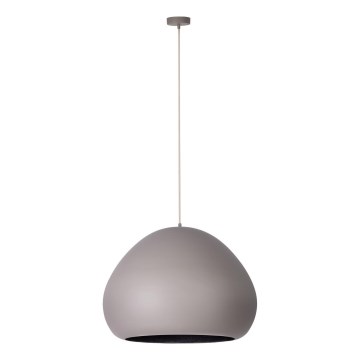Hängeleuchte LAVA 1xE27/15W/230V taupe/schwarz