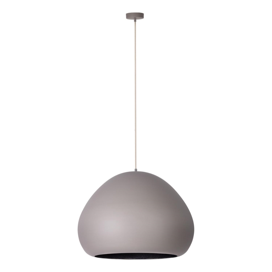 Hängeleuchte LAVA 1xE27/15W/230V taupe/schwarz