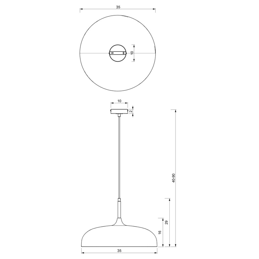 Hängeleuchte LINCOLN 1xE27/60W/230V d. 35 cm grün