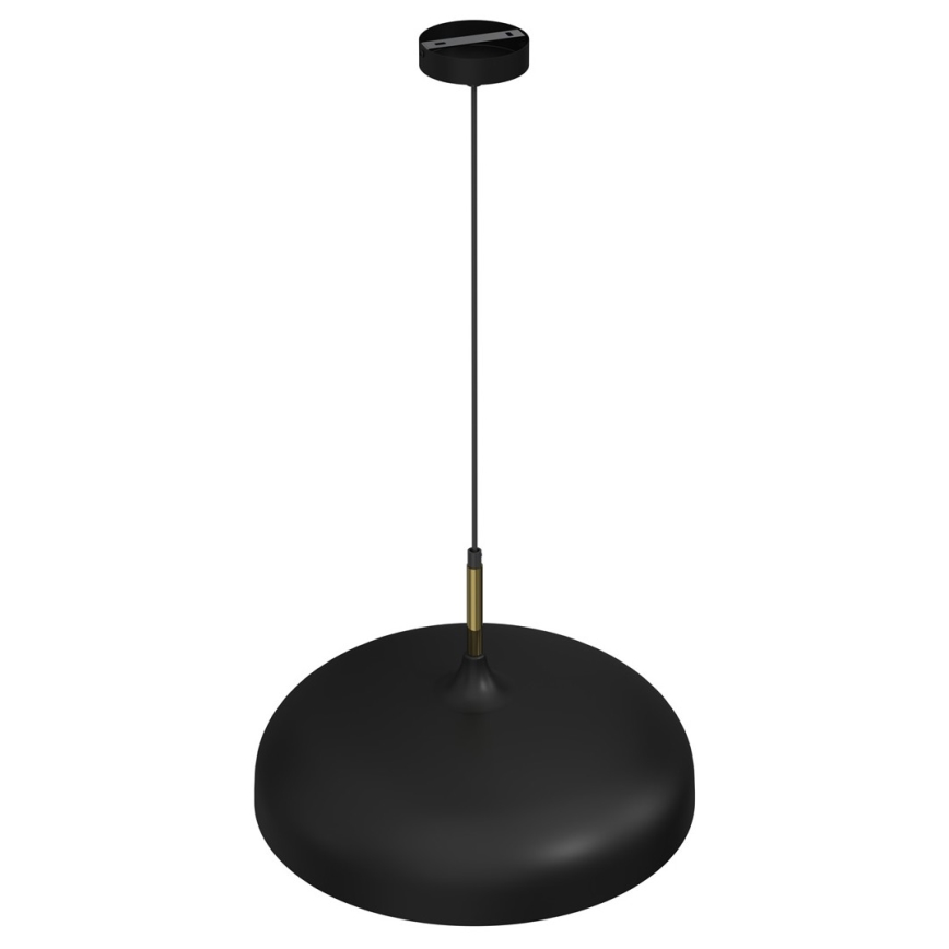 Hängeleuchte LINCOLN 1xE27/60W/230V d. 45 cm schwarz