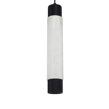 Hängeleuchte MARBLE WHITE/BLACK 1xGU10/8W/230V