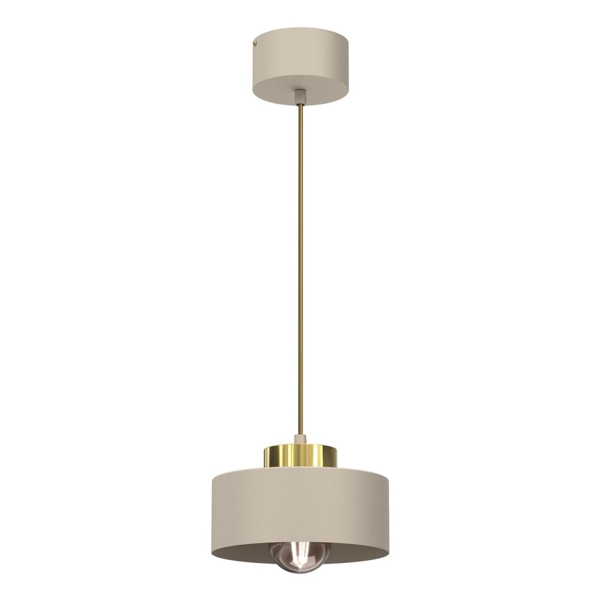 Hängeleuchte MARTI 1xE27/15W/230V beige/golden