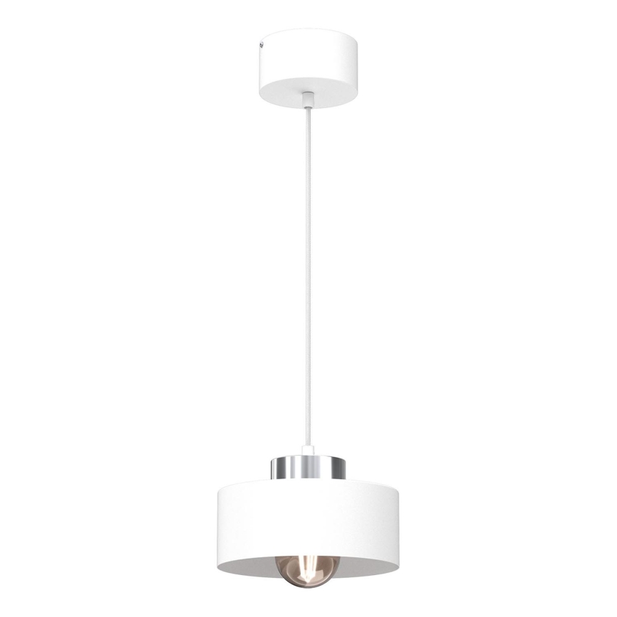 Hängeleuchte MARTI 1xE27/15W/230V weiß/glänzendes Chrom