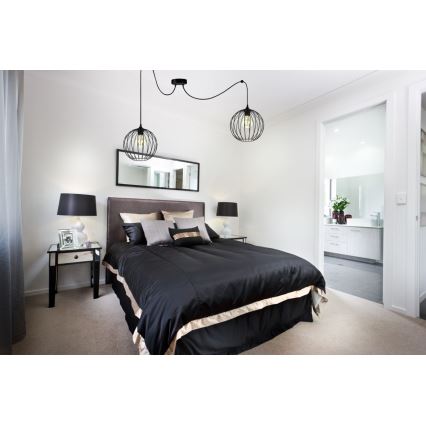 Hängeleuchte MATT 2xE27/60W/230V Spinne