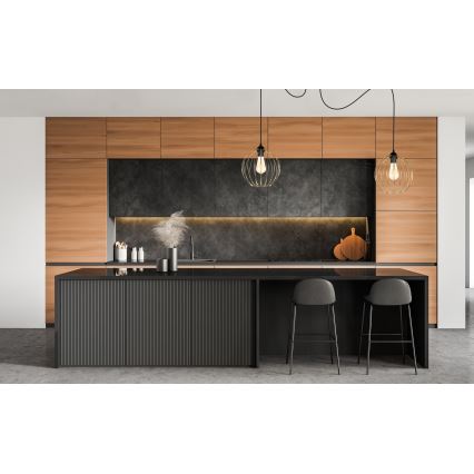 Hängeleuchte MATT 2xE27/60W/230V Spinne schwarz/golden