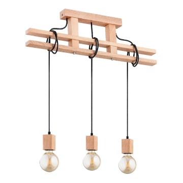 Hängeleuchte MAXXY 3xE27/15W/230V beige