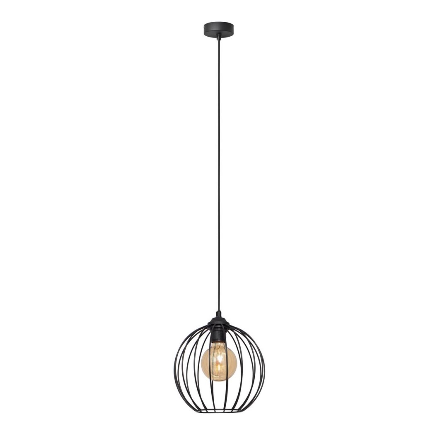 Hängeleuchte MERCURE 1xE27/15W/230V Durchmesser 24 cm schwarz