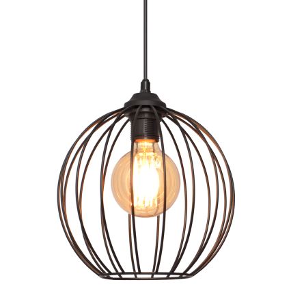 Hängeleuchte MERCURE 1xE27/15W/230V Durchmesser 24 cm schwarz