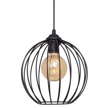 Hängeleuchte MERCURE 1xE27/15W/230V Durchmesser 24 cm schwarz
