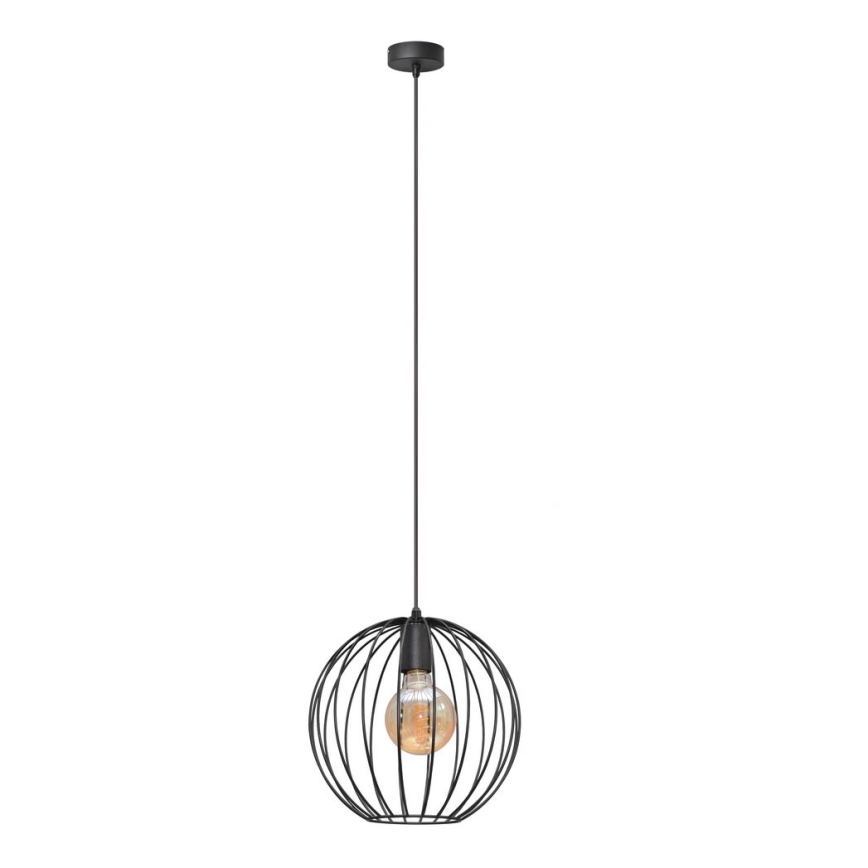Hängeleuchte MERCURE 1xE27/15W/230V Durchmesser 30 cm schwarz