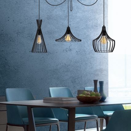 Hängeleuchte MEZOPOTAMYA 3xE27/40W/230V Spinne