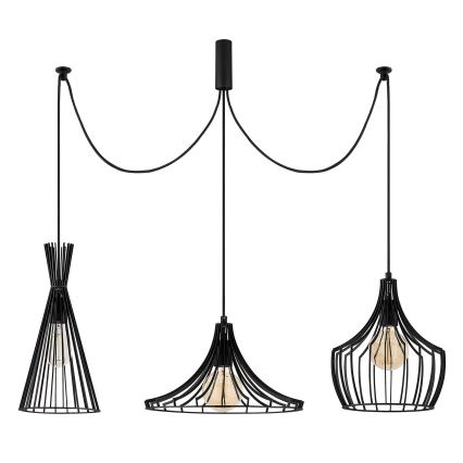 Hängeleuchte MEZOPOTAMYA 3xE27/40W/230V Spinne