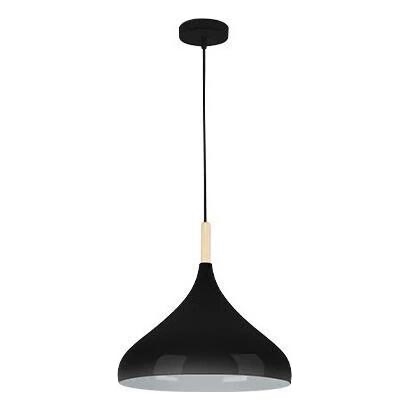 Hängeleuchte MIKO 1xE27/60W/230V d 32 cm schwarz