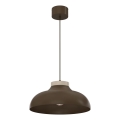 Hängeleuchte mit Kabel BASCA 1xE27/15W/230V braun/beige
