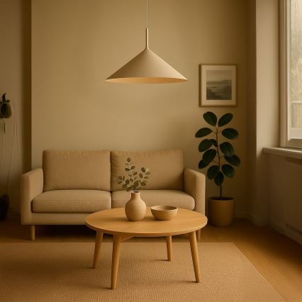 Hängeleuchte mit Kabel CAPITAL, 1xGX53/15W/230V, Ø 60 cm, taupe