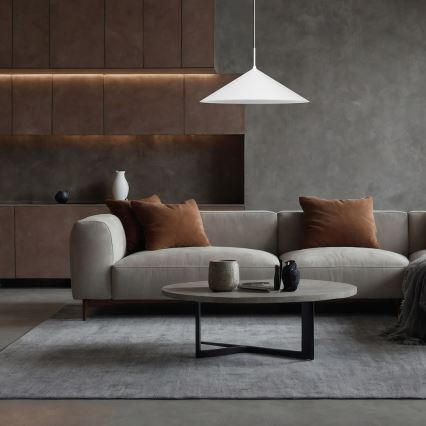 Hängeleuchte mit Kabel CAPITAL 1xGX53/15W/230V Ø 60 cm weiß