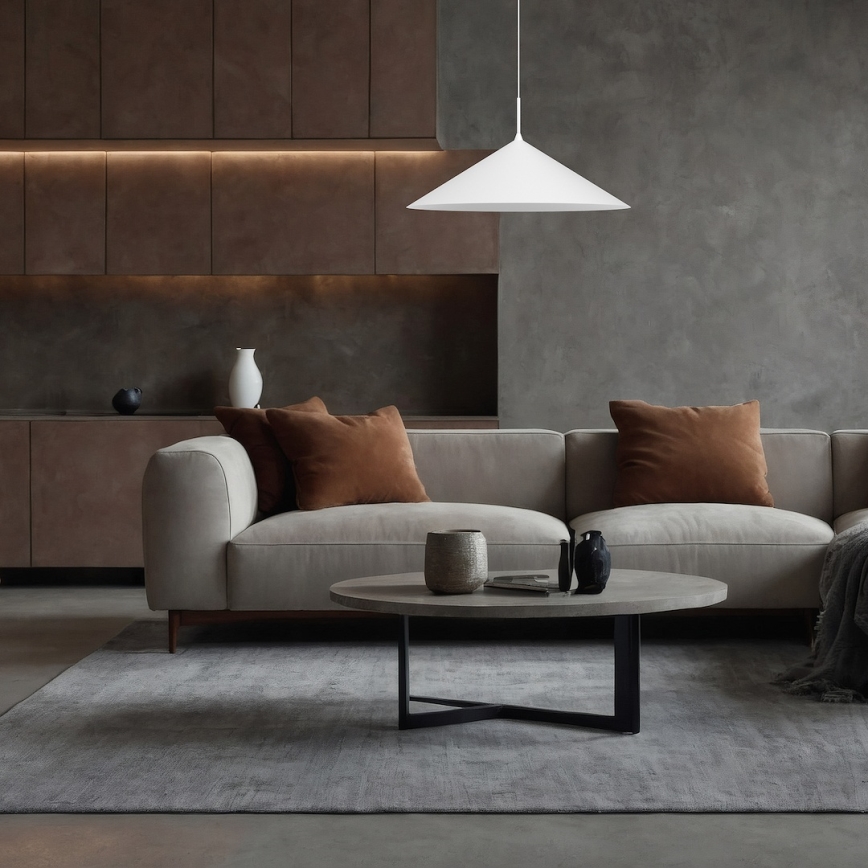 Hängeleuchte mit Kabel CAPITAL 1xGX53/15W/230V Ø 60 cm weiß