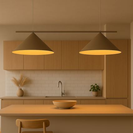 Hängeleuchte mit Kabel CAPITAL 2xGX53/15W/230V beige