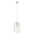 Hängeleuchte mit Kabel DESTELLO 1xE27/15W/230V, Ø 21 cm, beige
