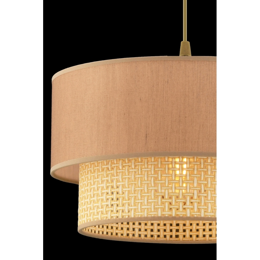 Hängeleuchte mit Kabel ECHO 1xE27/60W/230V beige